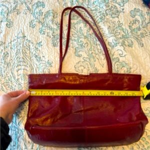 Maroon very lightweight purse.